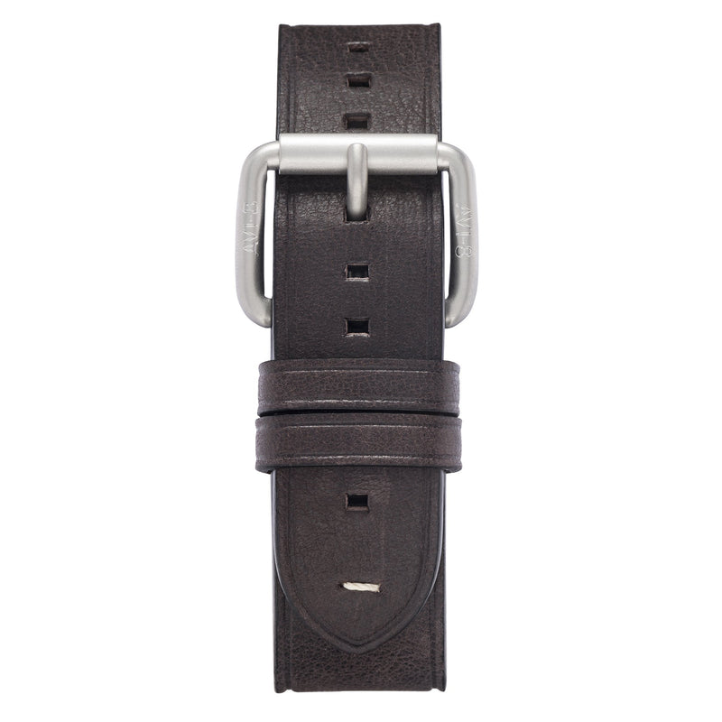 Strap Program Roller Buckle Strap   Dark Brown