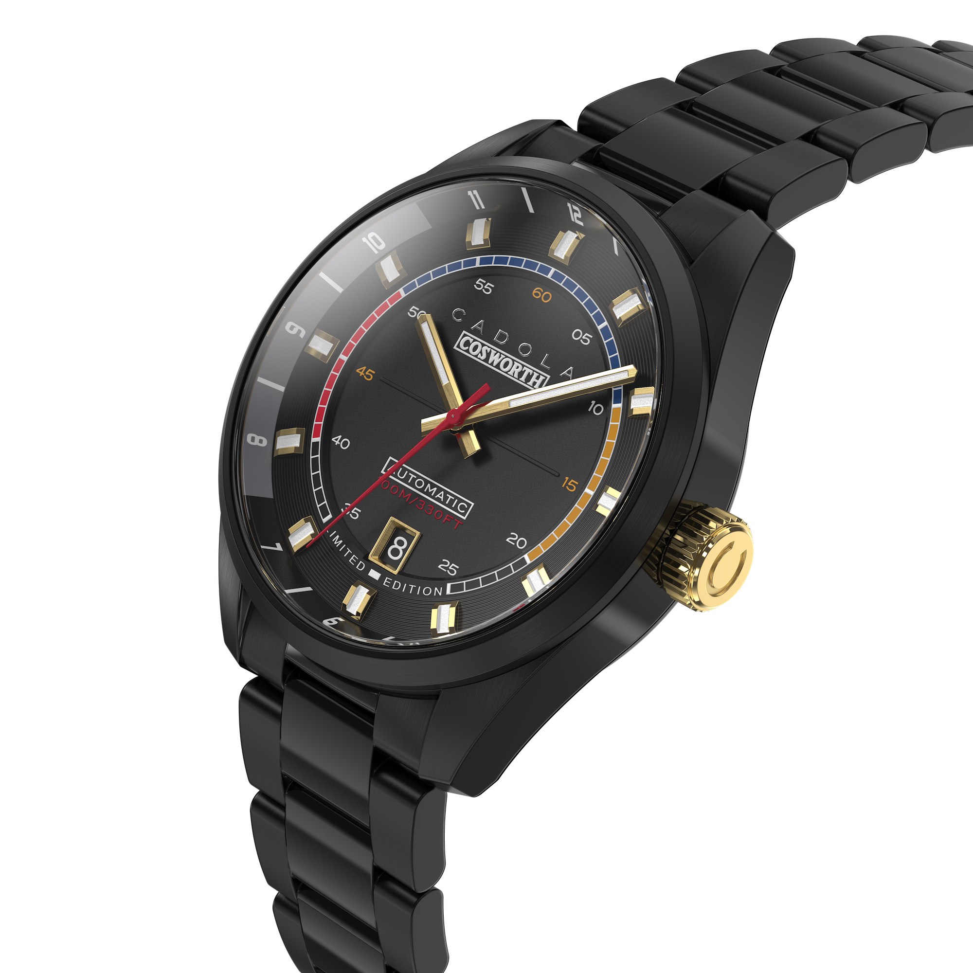 DFV-Cosworth Helmet Watch Winder Automatic Limited Edition James Set