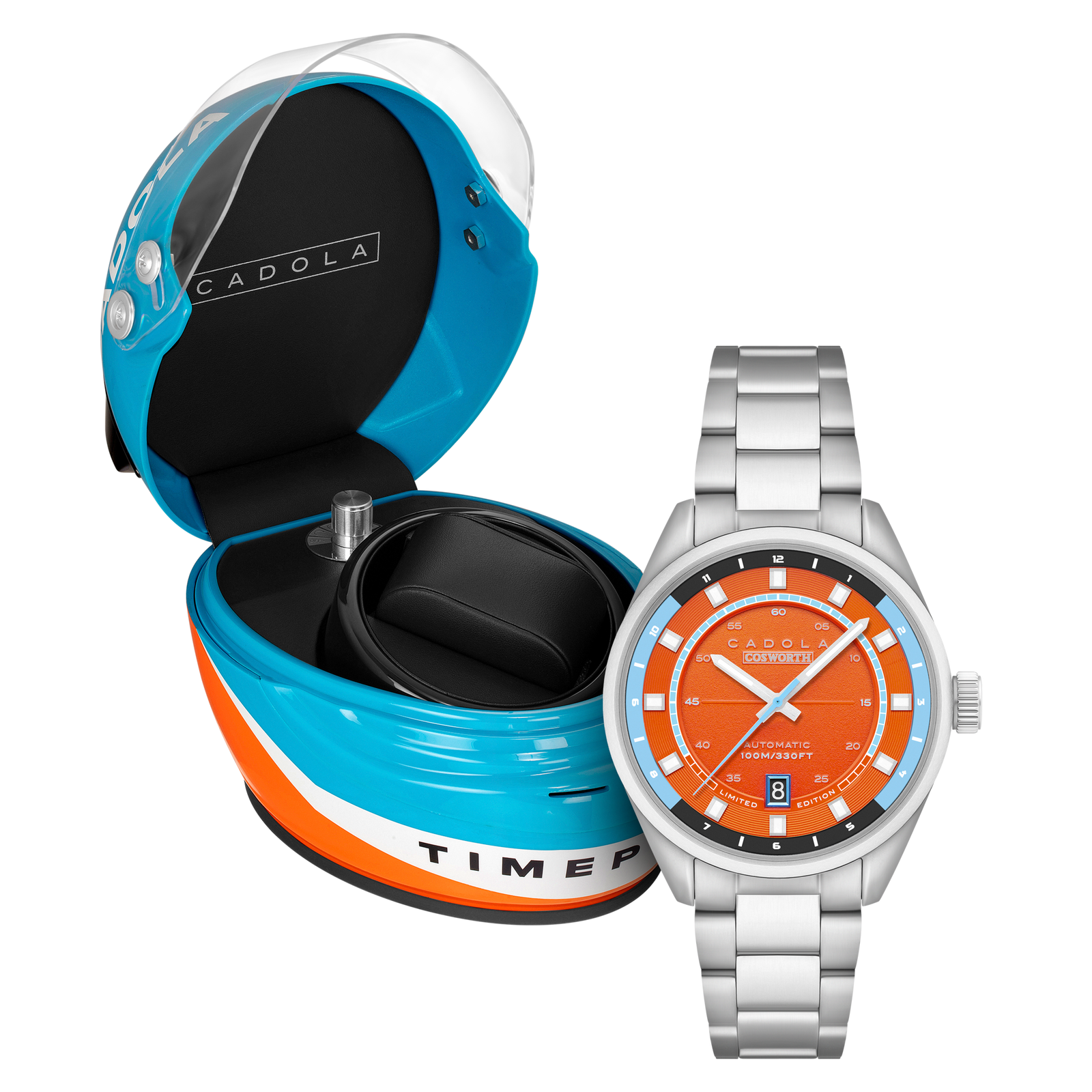 DFV-Cosworth Helmet Watch Winder Automatic Limited Edition Richard