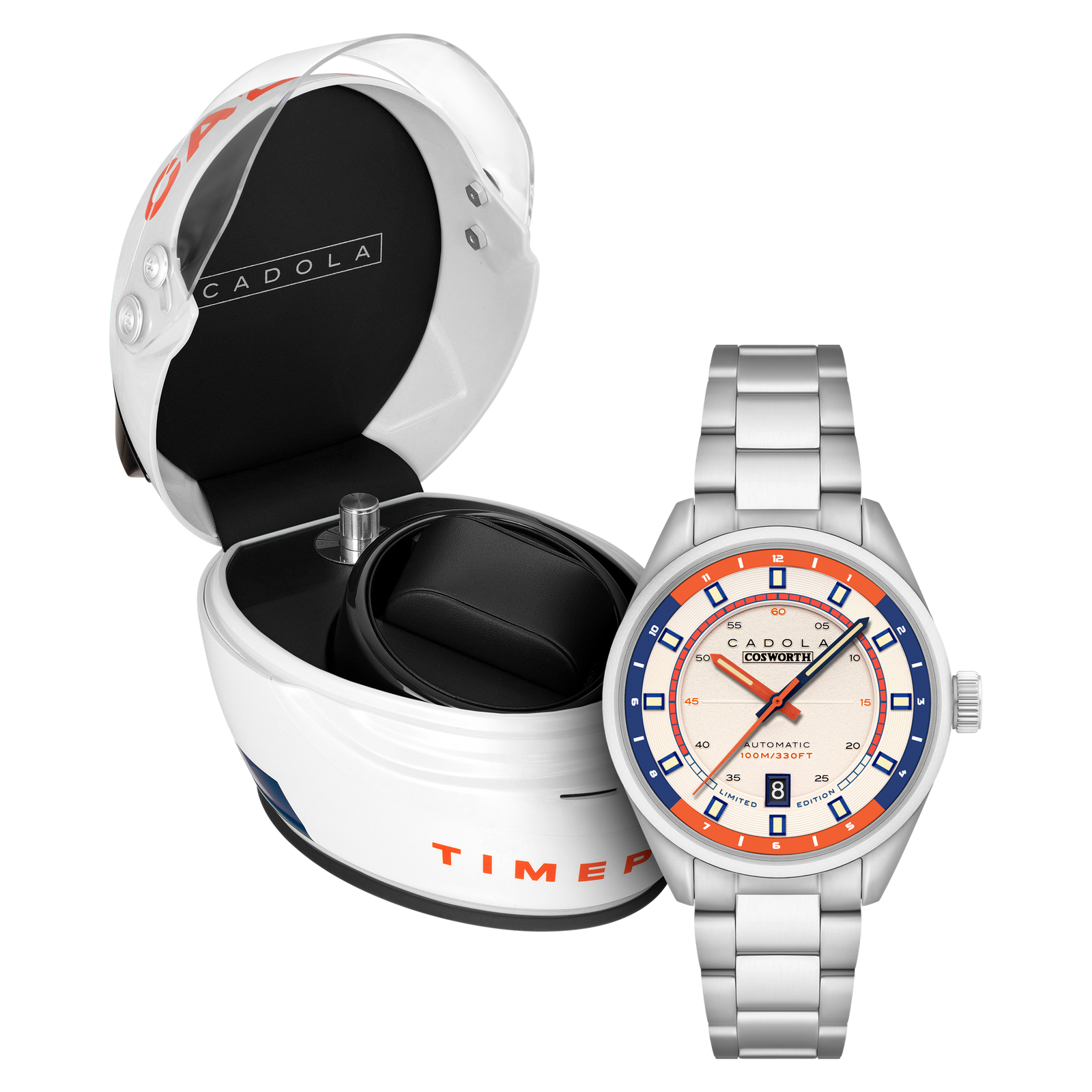 DFV-Cosworth Helmet Watch Winder Automatic Limited Edition Michael