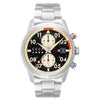 Sputnik Japan Quartz Chronograph Black / Steel