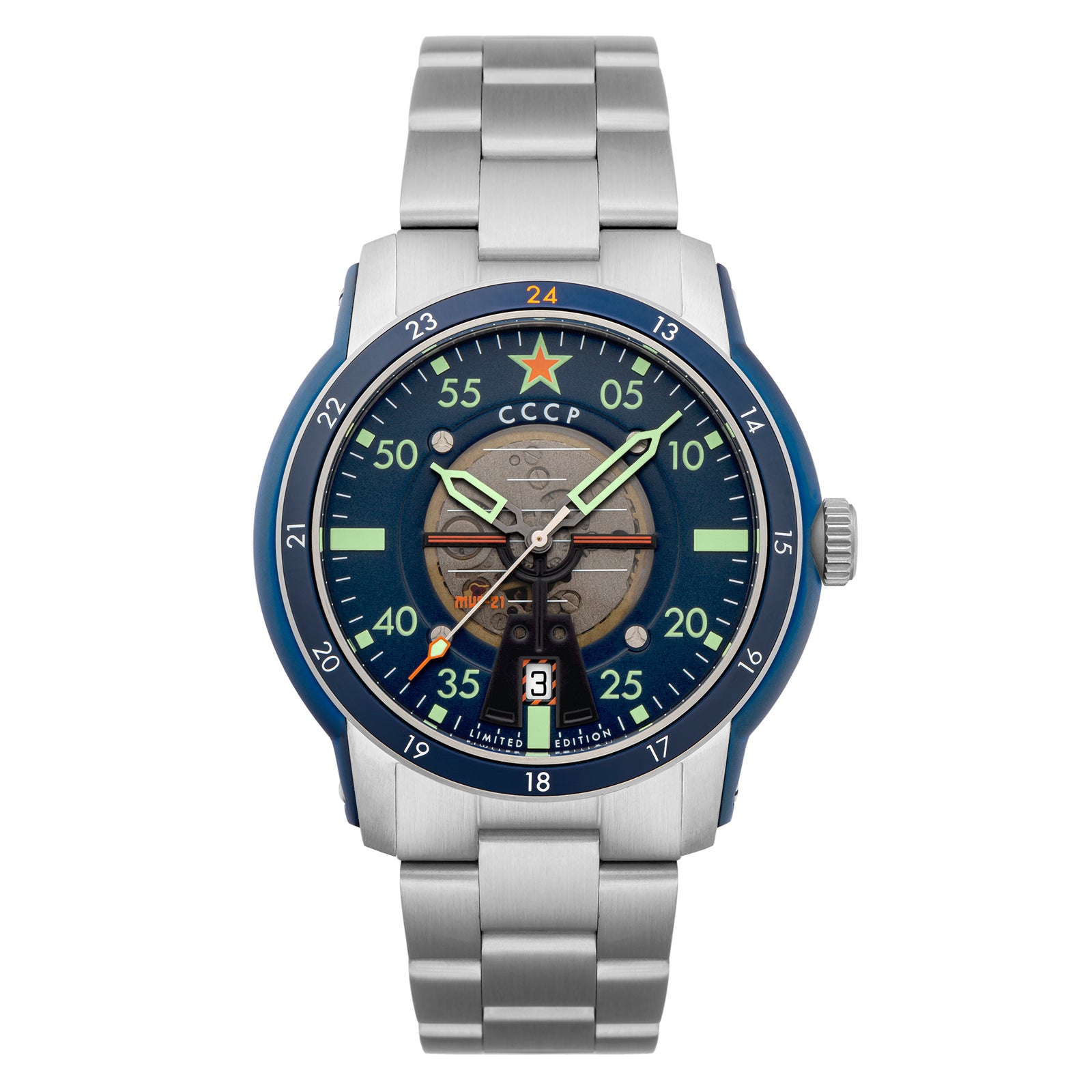Mig-21 Automatic Blue / Steel