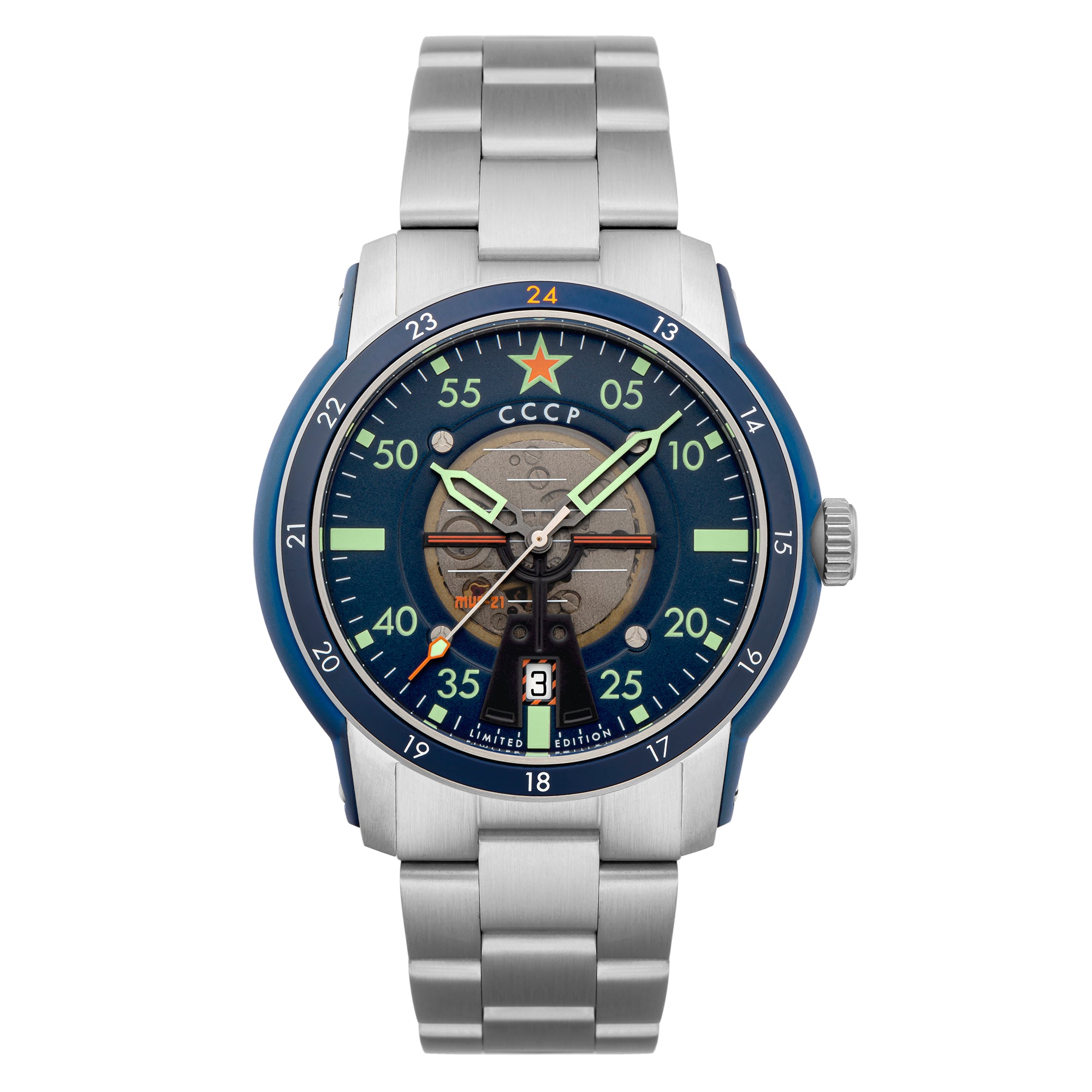 Mig-21 Automatic Blue / Steel