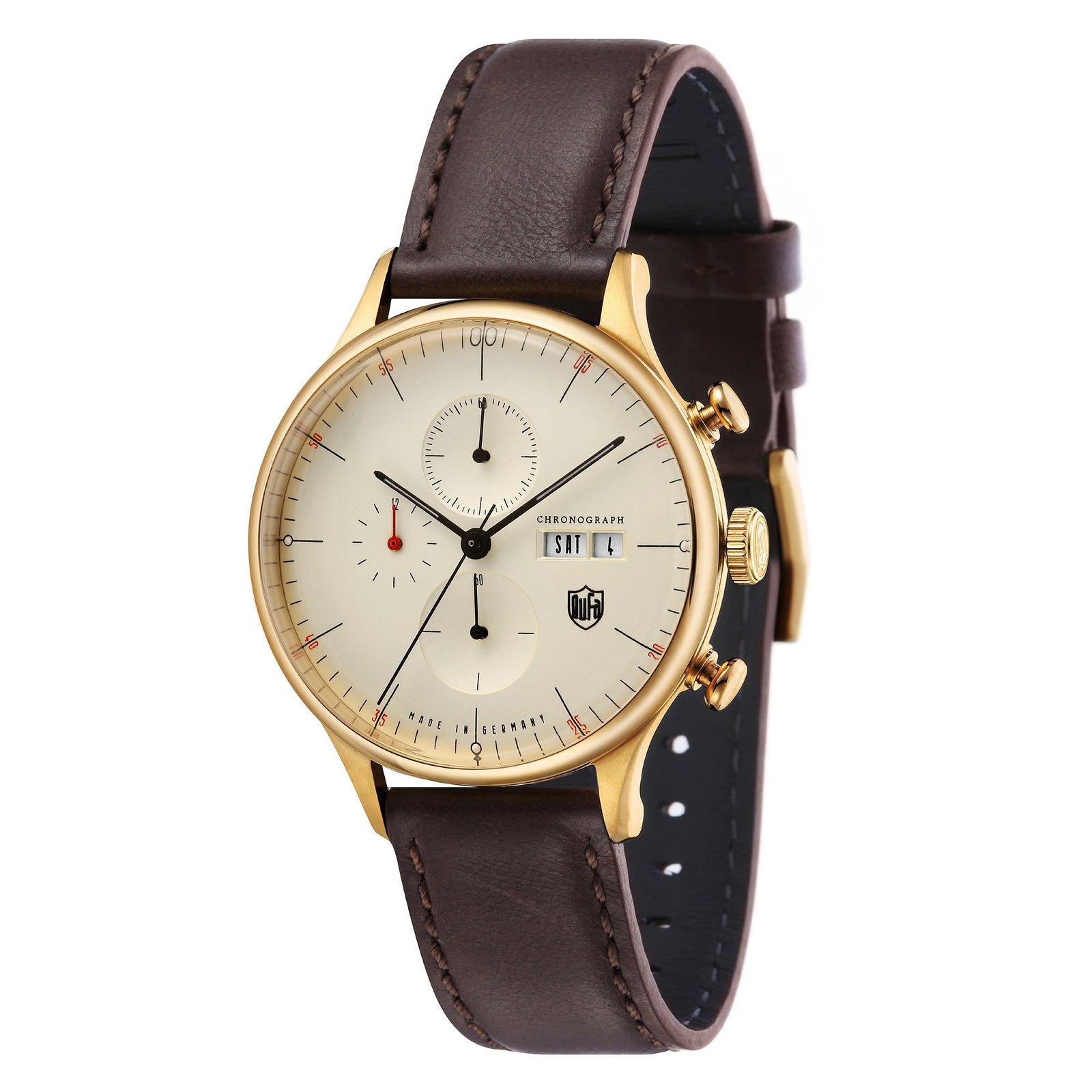 Van Der Roche Barcelona Chronograph Warm Gold