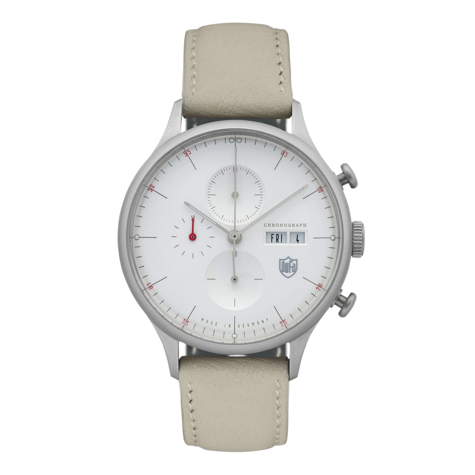 Van Der Roche Barcelona Chronograph Iced Out Beige