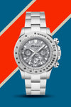 Atlantica Lapidary Chronograph Limited Edition Silver