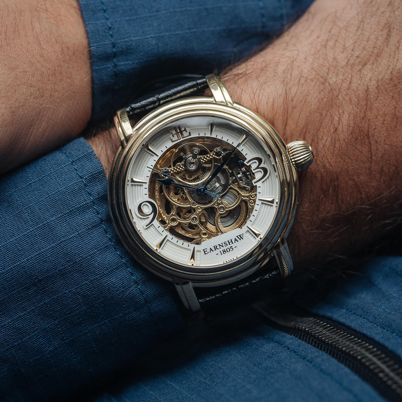 Heritage Longcase Grande Skeleton Automatic Sovereign Gold