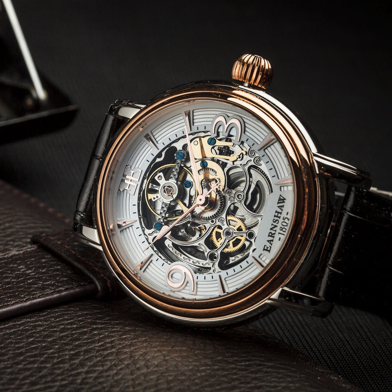 Heritage Longcase Grande Skeleton Automatic Warm Gold