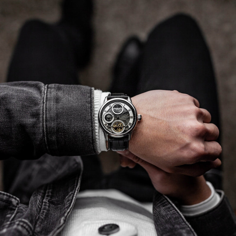 Heritage Longitude Shadow Automatic Legacy White