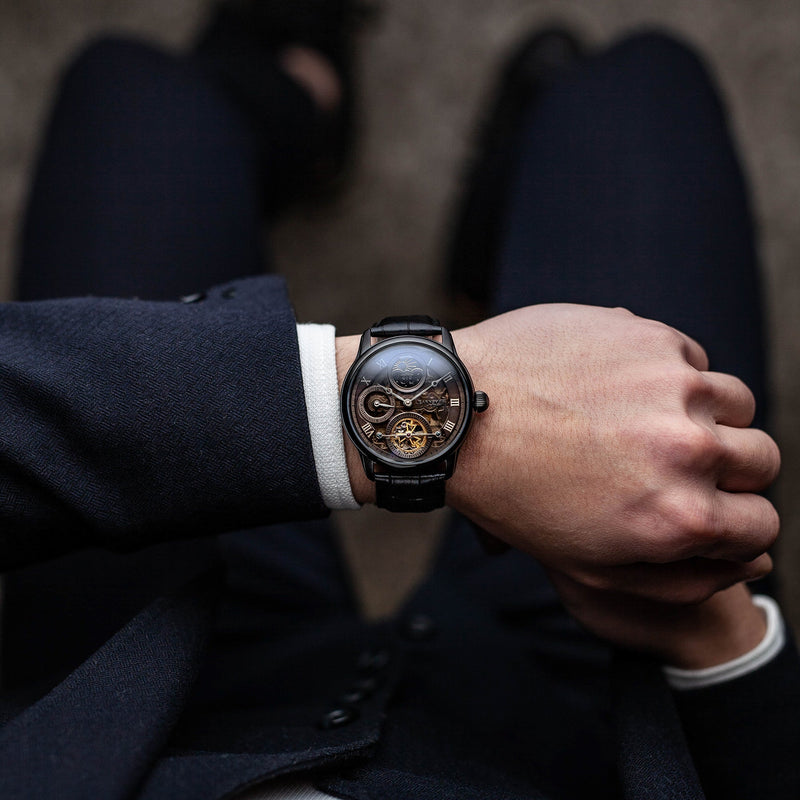 Heritage Longitude Shadow Automatic Stealth Black