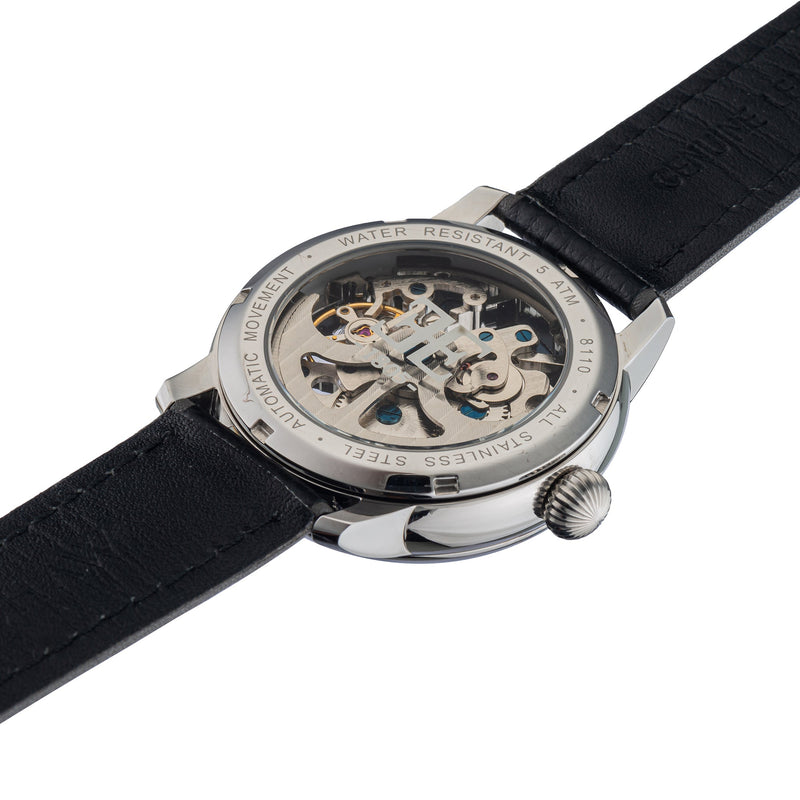 Heritage Cornwall Automatic Skeleton Ebony Black