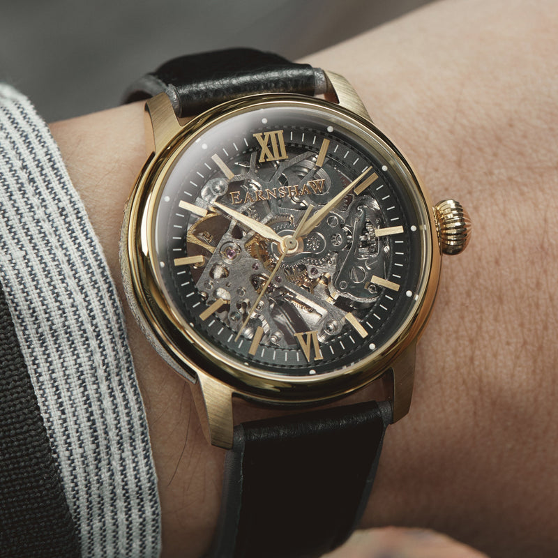 Heritage Cornwall Automatic Skeleton Bullion Gold