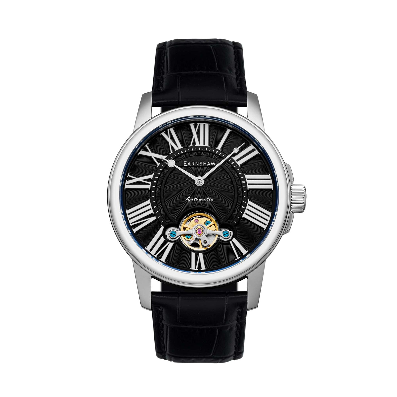 City Of London Marylebone Open Heart Automatic Velvet Black