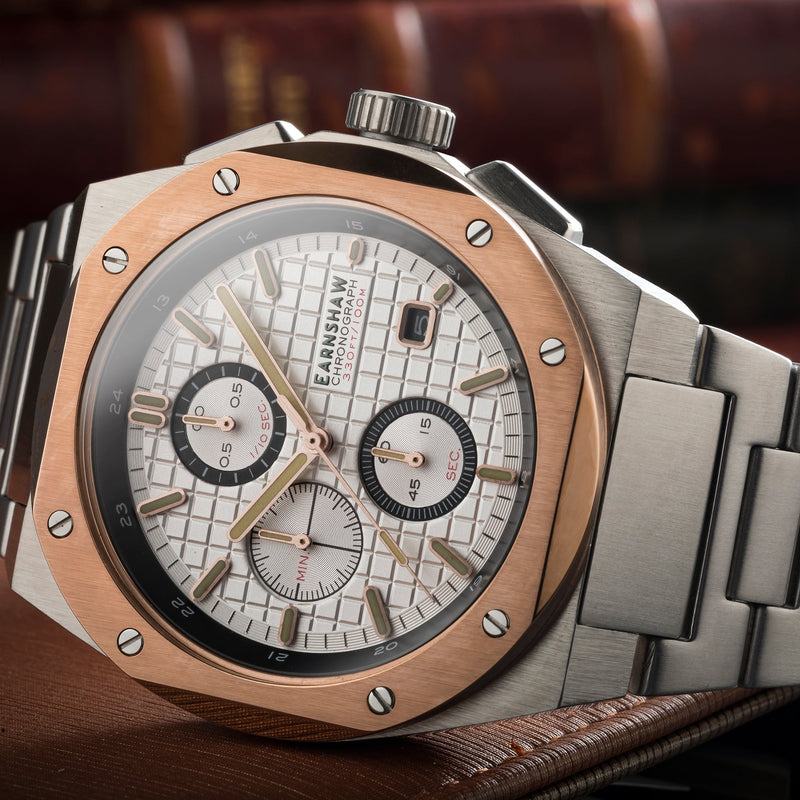 Motion Bessemer Chronograph Two Tone Rose