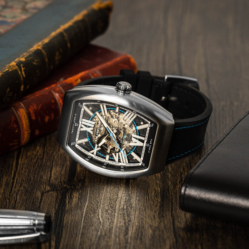 Superlative Supremacy Skeleton Automatic Cyan Black