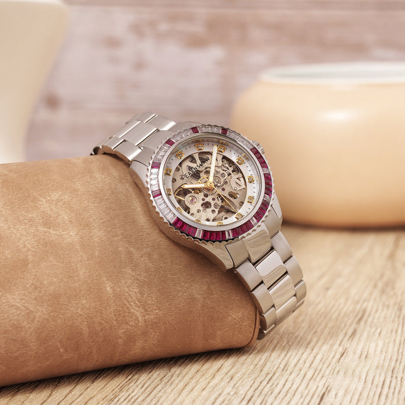 Ladies Martineau Skeleton Automatic Scarlett Ice