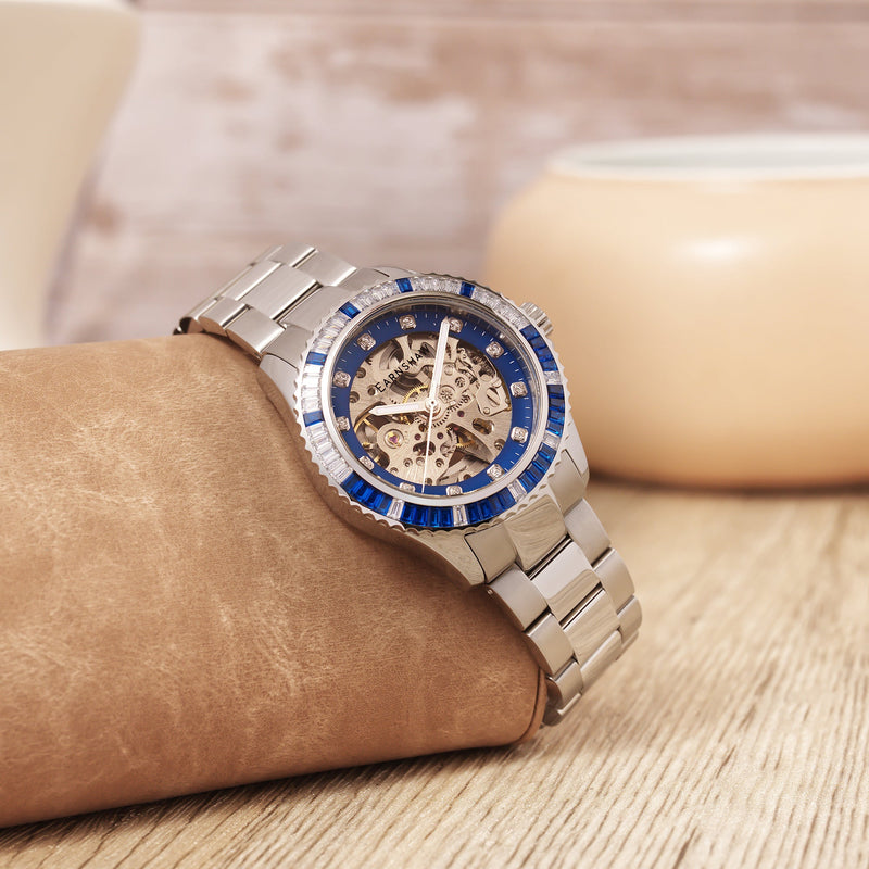 Ladies Martineau Skeleton Automatic Glacial Blue