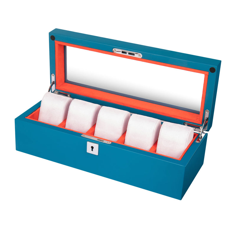 Raceday Monte Carlo 5-Slot Collector Box - Lake Blue