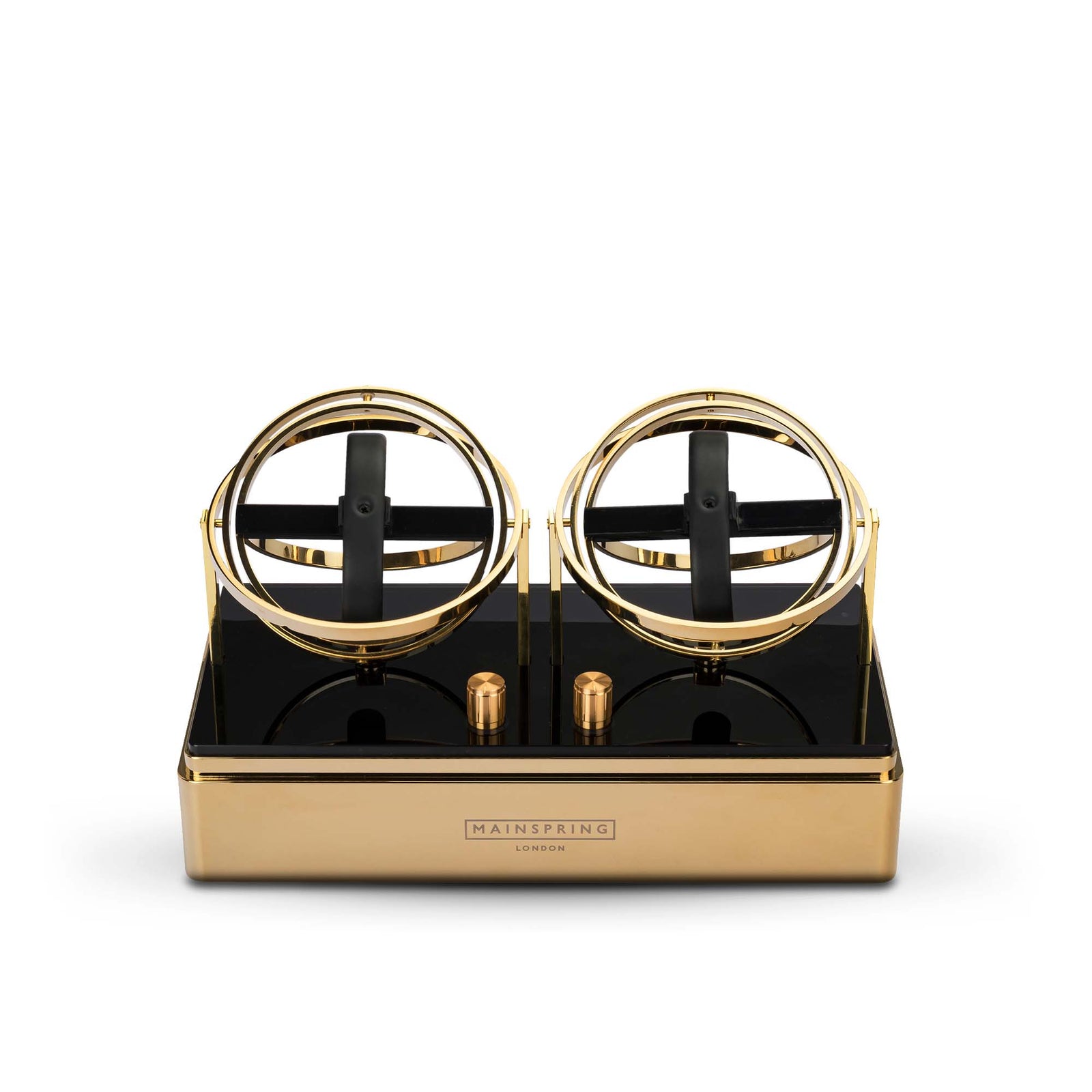 Astronomy Dualism Dual Slot Watch Winder - Gold