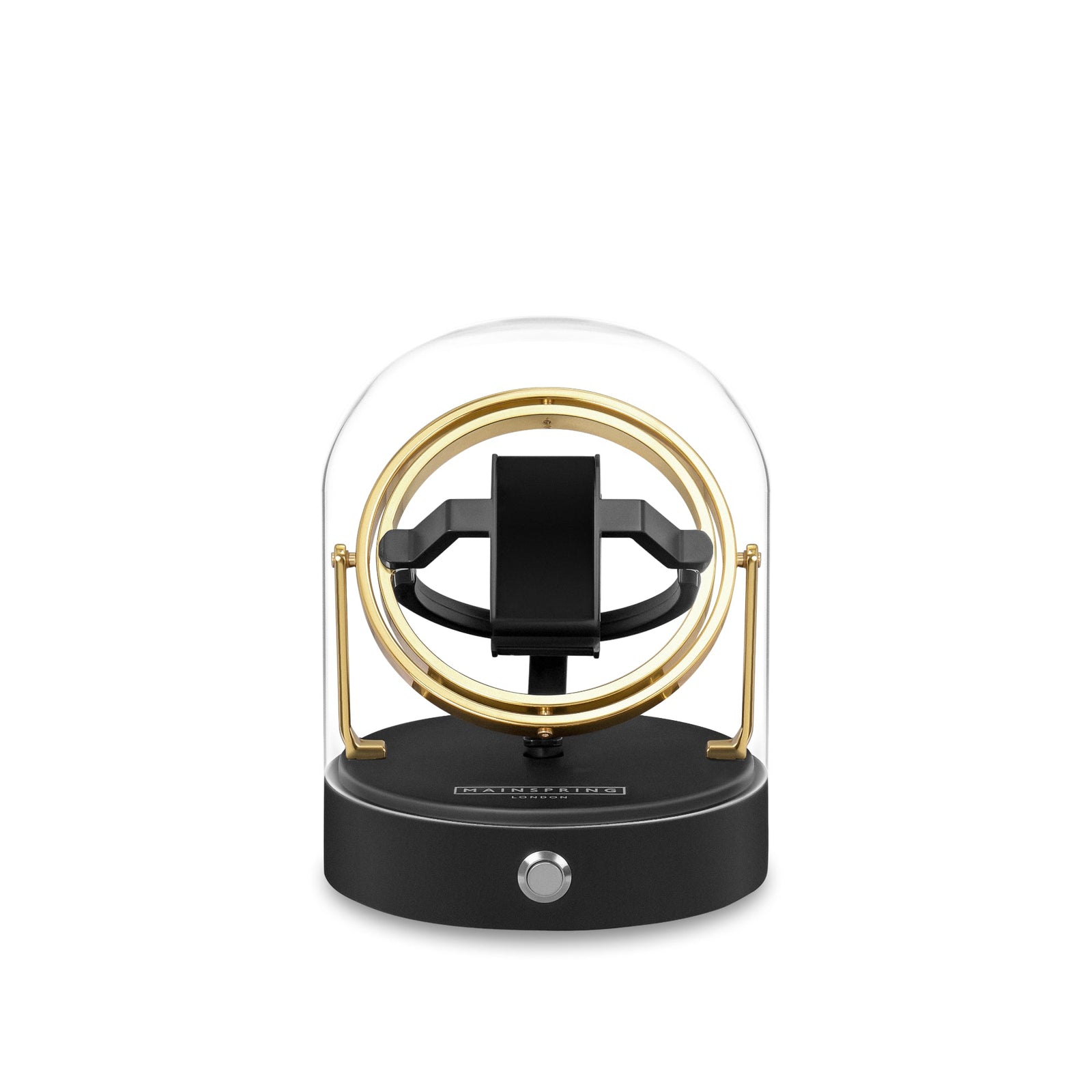 Astronomy Gyroscope Single Slot Watch Winder - Saturn
