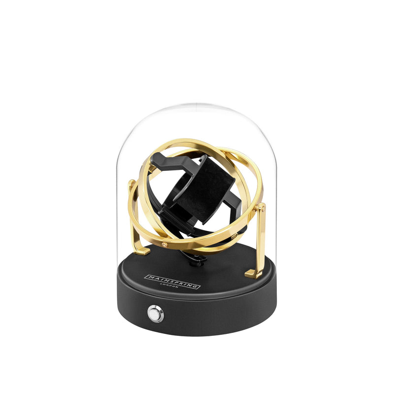 Astronomy Gyroscope Single Slot Watch Winder - Saturn