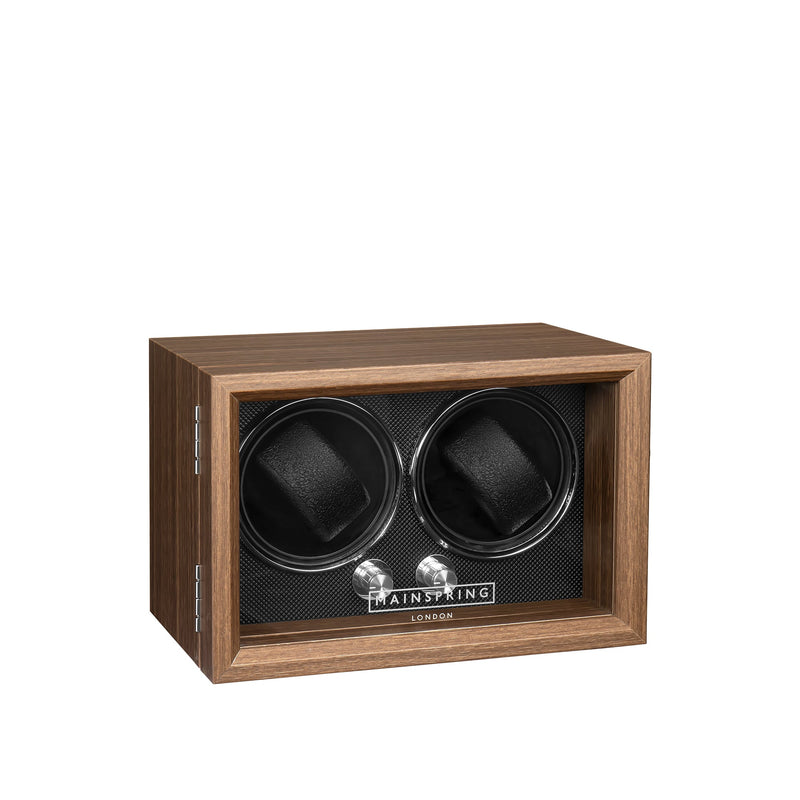 Oxford Guardian Dual Slot Watch Winder - Mahogany