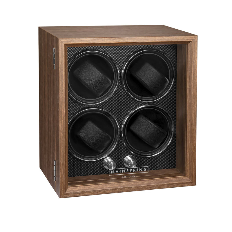 Oxford Guardian 4-Slot Watch Winder - Mahogany