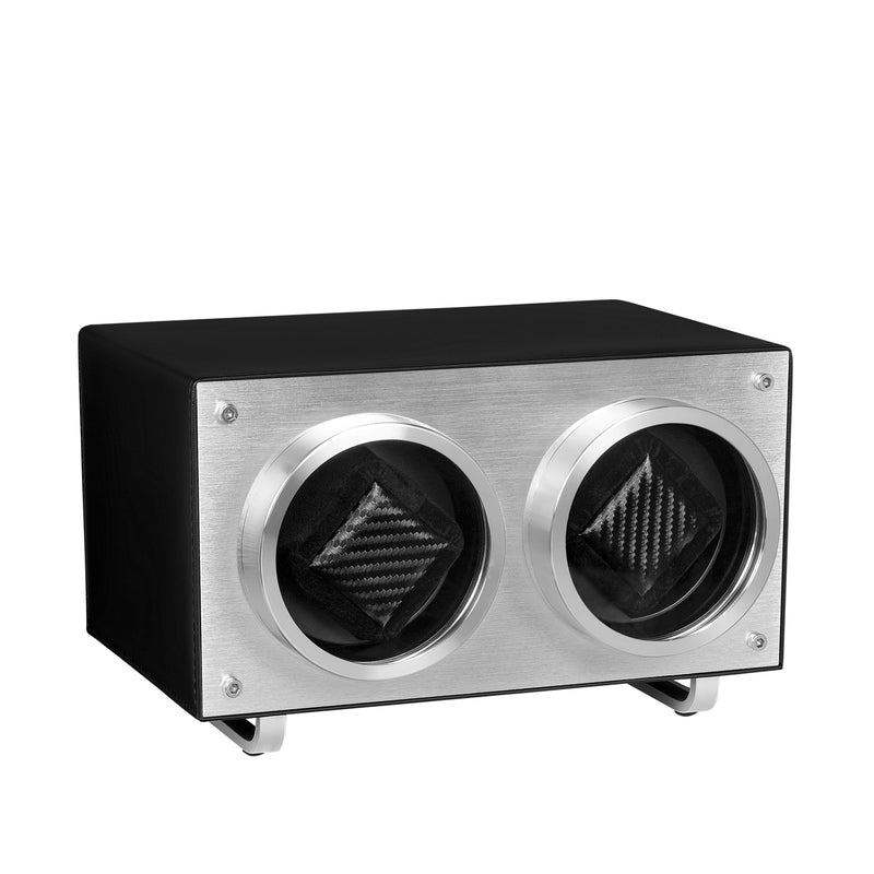 Raceday Flemington Dual Slot Watch Winder - Piston Black