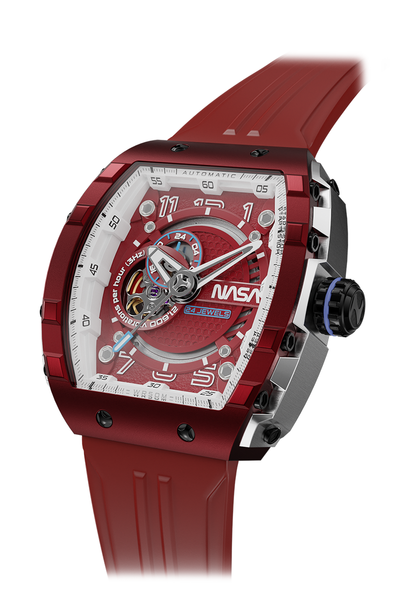 Magellan Automatic NASA Limited Edition Grabe Red
