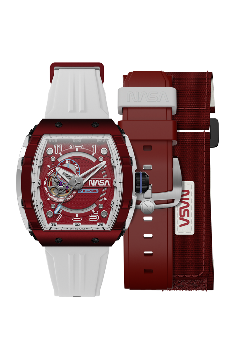 Magellan Automatic NASA Limited Edition Grabe Red