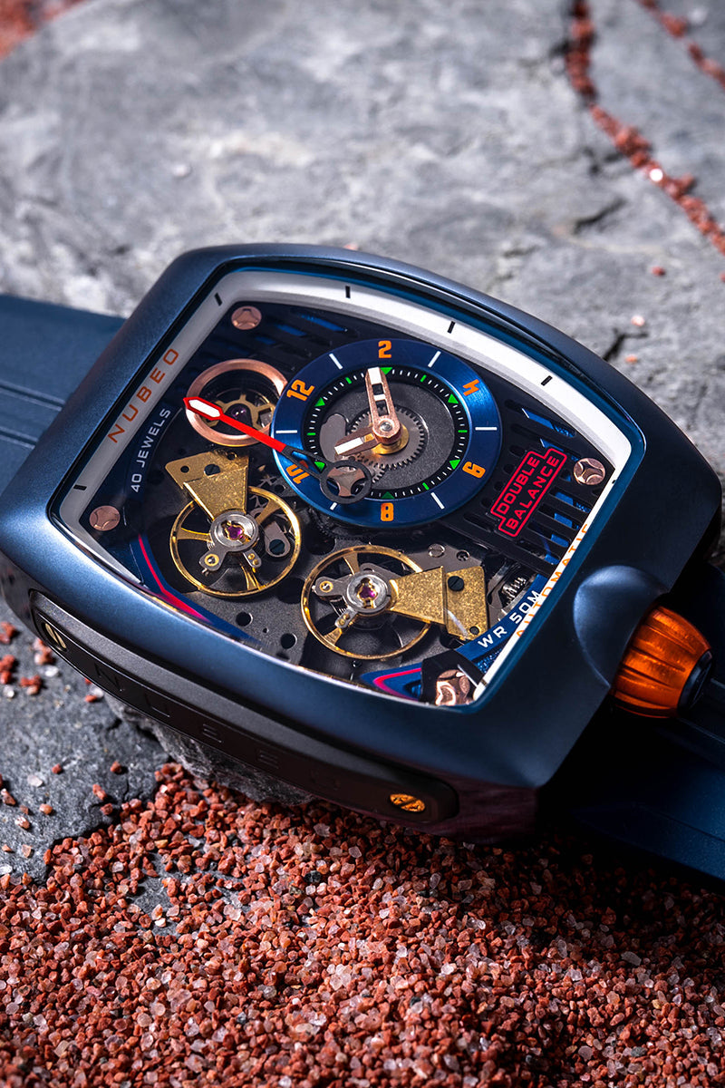 Viking Skeleton Automatic Limited Edition Nitron Blue