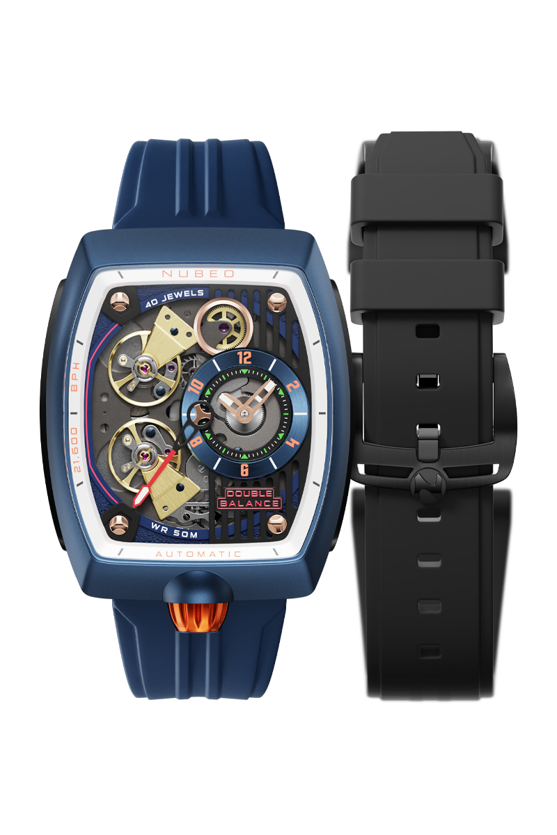 Viking Skeleton Automatic Limited Edition Nitron Blue