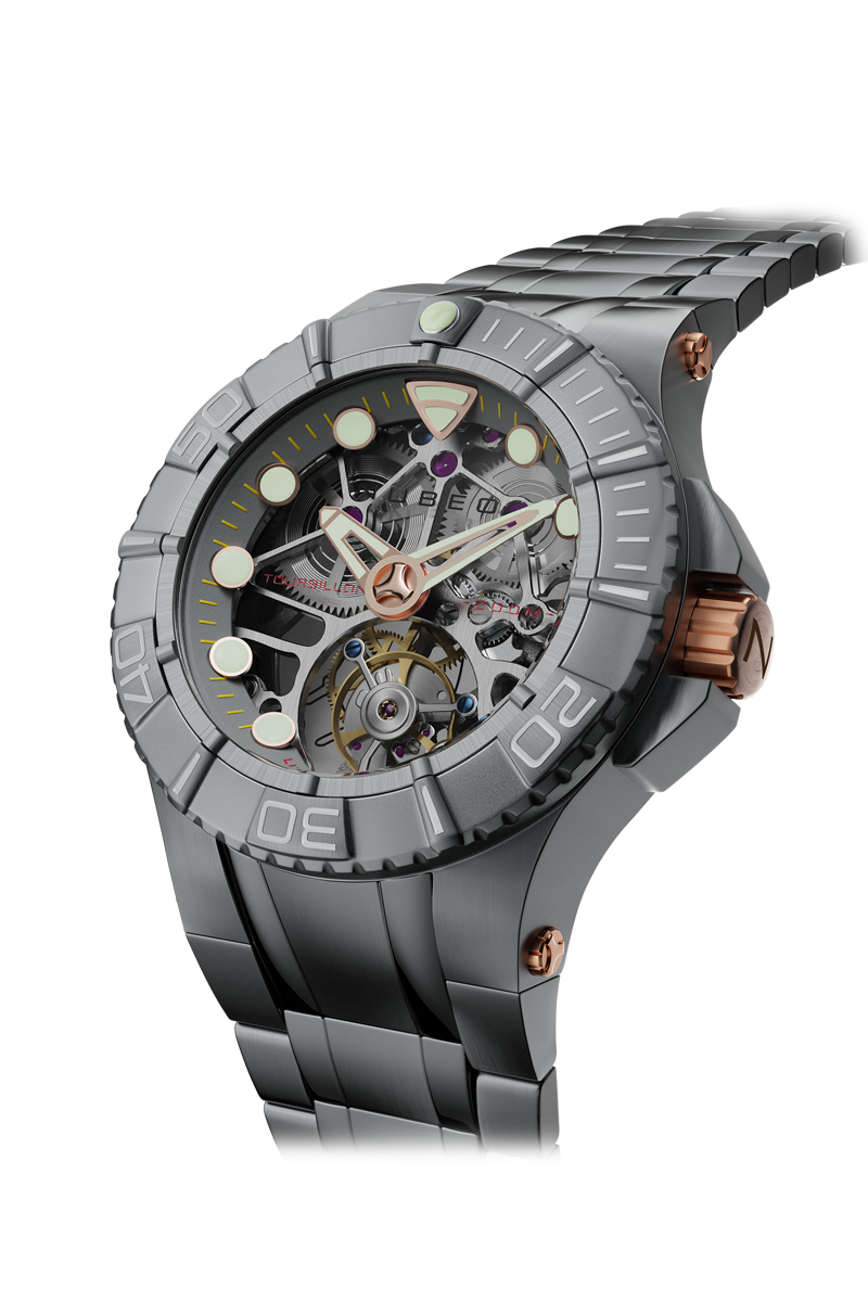 Manta Tourbillon Limited Edition Silver Sheen