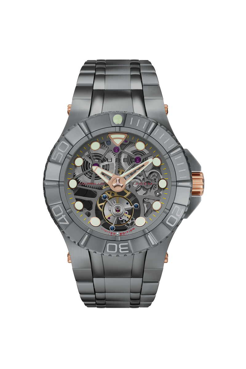 Manta Tourbillon Limited Edition Silver Sheen