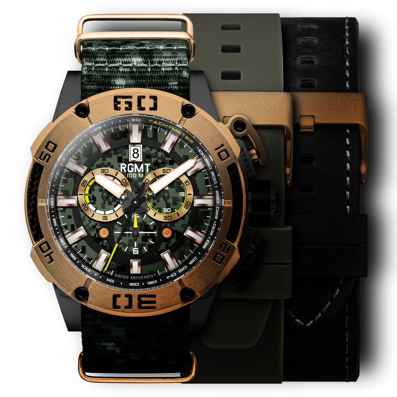 Battledress Chronograph Camo Black