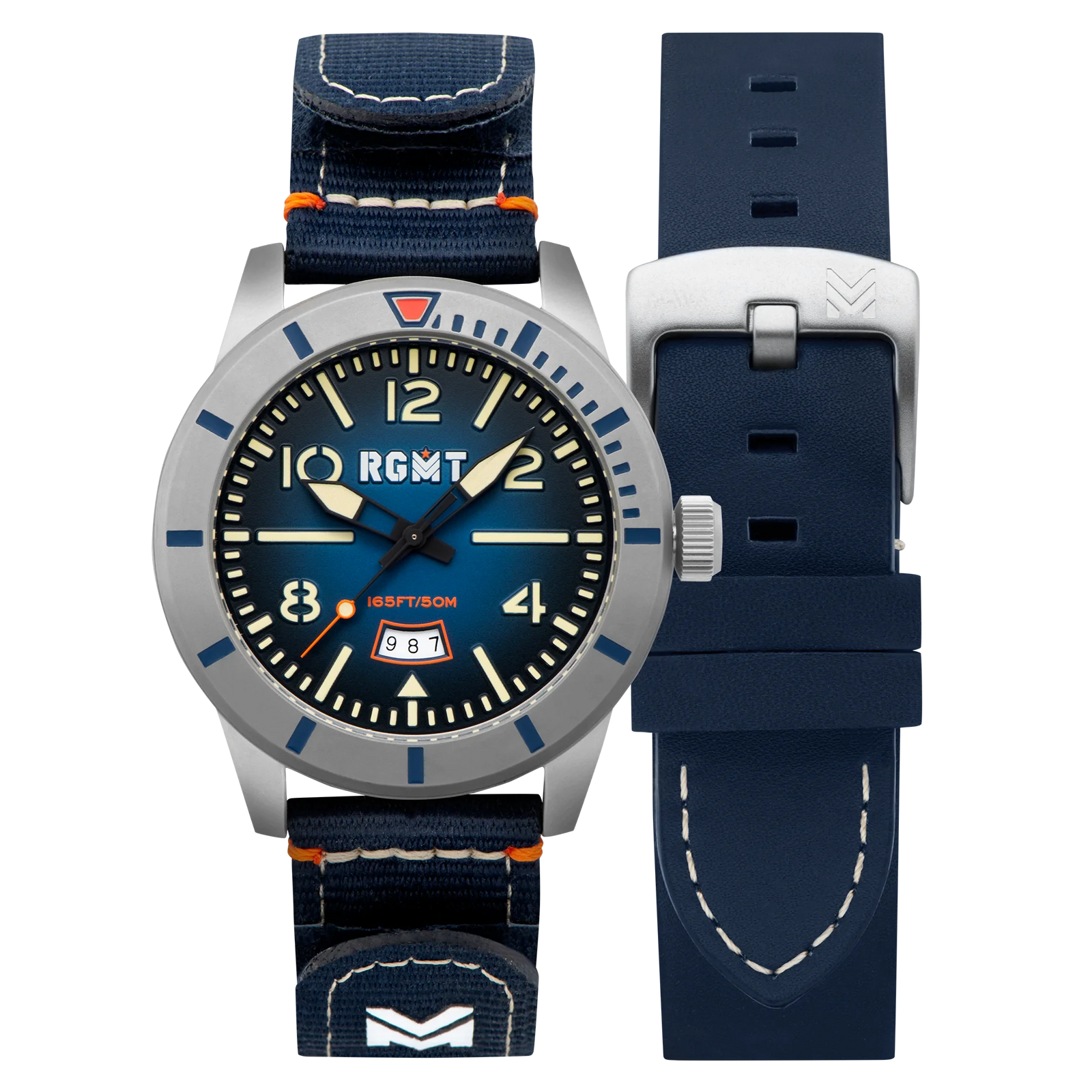 Military Japan Quartz Dive Blue