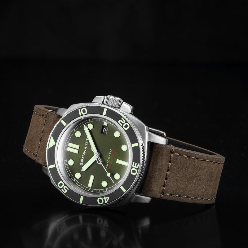Hull Diver Automatic Alligator Green