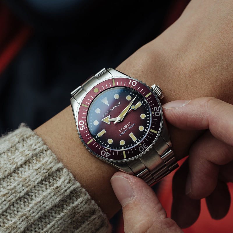 Spence 300 Automatic Crimson Red
