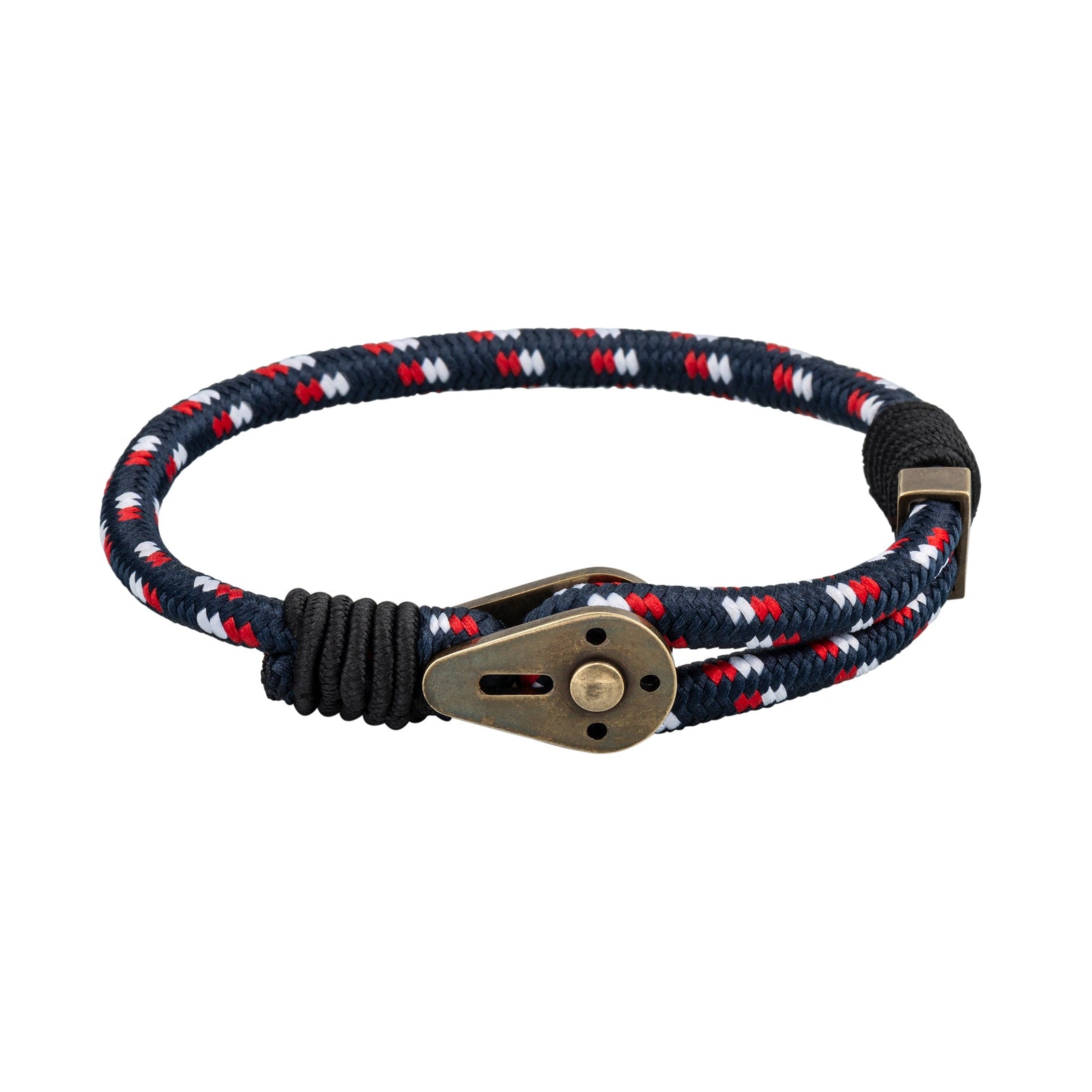 Nylon Bracelet Pulley Bracelet  Naval Pattern Blue