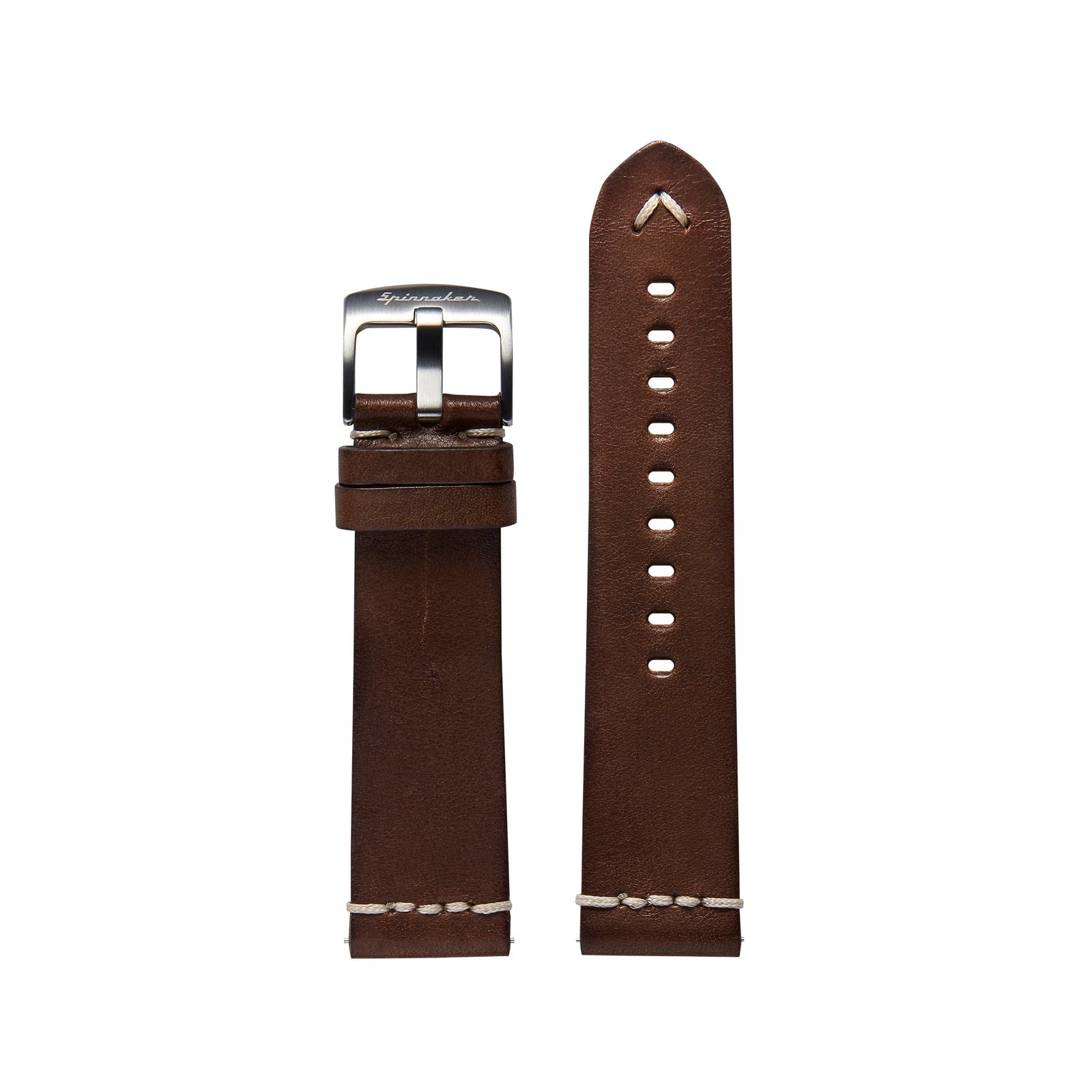 Strap Program Mariano Italian Made Leather Strap  Chocolate