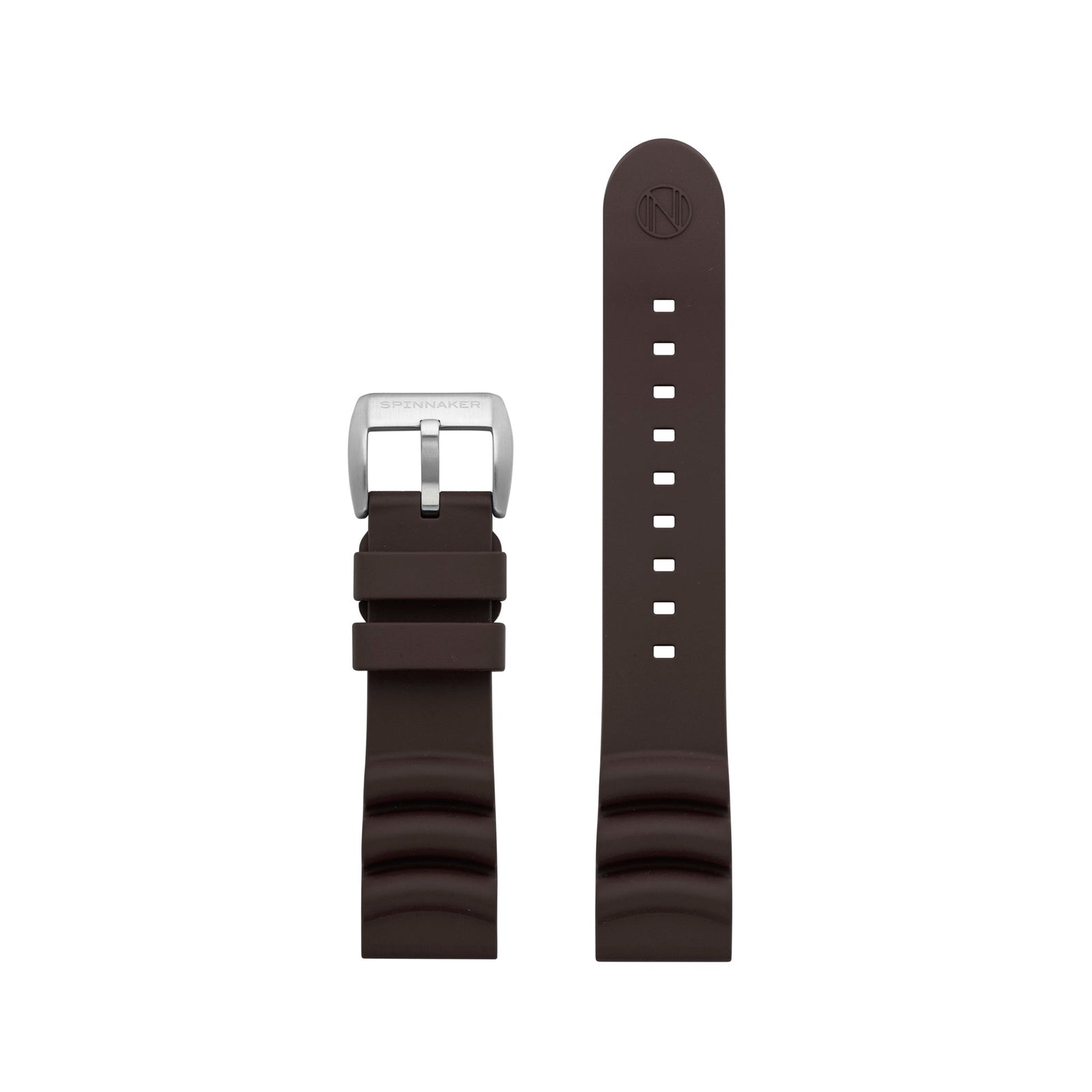 Strap Program Fisarmonica Nbr Rubber Strap  Coral Brown